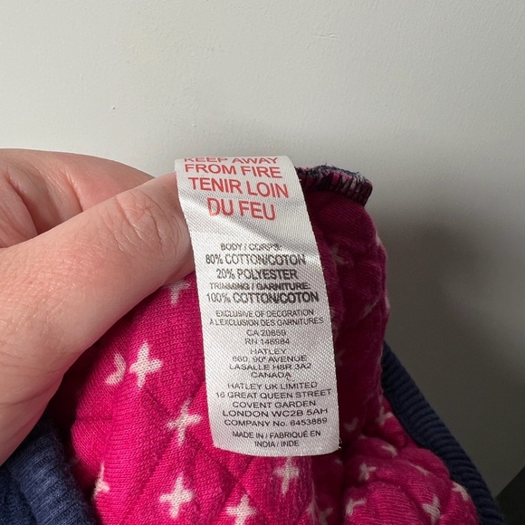 Hatley Bunnies Long Sleeve Shirt Dress 3-6 Month Girl - Picture 5 of 5